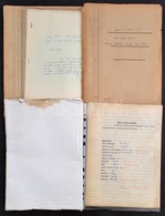 Vegyes Papírrégiség Tétel, Liska Dénes (1927-2012) Dramaturg, író Hagyatékából, 5 Db: Liska Dénes: Zárt Ajtók Mögött C.  - Unclassified