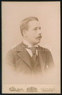 Cca 1900 Kunz József (1872-1923) Mérnök. Dr. Kuncz Jenő (1844-1926) ügyvéd, Jogfilozófus, Szociológus, Közgazdász Fia. B - Autres & Non Classés