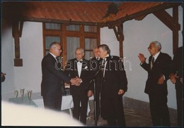 Cca 1992  Antall József Miniszterelnök és O'sváth György Konzervatív Politikus, A Miniszterelnök Személyes Tanácsadója é - Autres & Non Classés