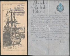 Cca 1928-1970 3 Db Hajózással Kapcsolatos Fejléces Levélpapír, Nyomtatvány - Advertising