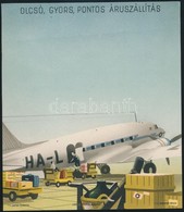 Cca 1960 Légi áruszállítást Propagáló Reklámlap, 20×17 Cm - Advertising