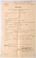 1942 Pécs, Pécsi Izraelita Hitközség által Kiállított Házassági Anyakönyvi Kivonat - Other & Unclassified