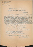 1946 Bp., Kőszegi Munkatáborban Elhunyt Személy által Hátrahagyott Hagyatékról Szóló Leltárlevél - Sonstige & Ohne Zuordnung