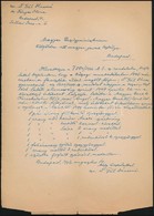 1946 Bp., Kőszegi Munkatáborban Elhunyt Személy által Hátrahagyott Hagyatékról Szóló Leltárlevél - Other & Unclassified