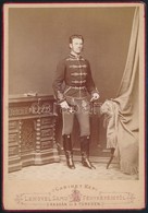 Cca 1878 Görgey József (1844-1912) Cs. és Királyi Tábornok, Vezérőrnagy, Görgey Artúr Unokaöccsének Fiatalkori Fotója, L - Other & Unclassified