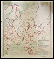 1941 Verwaltungsübersicht Der Europäischen Russland Innerhalb Der Grenzen Sowjetunion Von 1941 Stuttgart, 1941. Karten A - Altri & Non Classificati