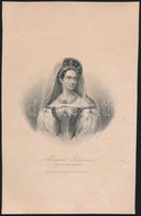 Cca 1840 Alekszandra Fjodorovna (1798-1860) Orosz Cárné, 26×16,5 Cm - Zonder Classificatie