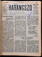 1927 Harangszó. XVIII. évf. 1-52. Sz. Félvászon-kötésben, Intézményi Bélyegzőkkel, Egy Lap Kijár és Elrongyolódott (159/ - Non Classés