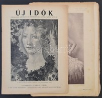 1929-1946 Uj Idők Folyóirat, 2 Szám, XXXV. évf., 8. Szám, LII. évf. 10. Szám, Változó, Többnyire Szakadozott, Kissé Folt - Non Classés