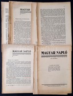 1933-1934 A Magyar Napló C. újság 6 Db Száma. - Zonder Classificatie