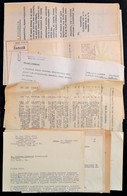Cca 1940-1950 A Légrády Hagyatékkal Kapcsolatos Vegyes Papírégiség Tétel - Non Classés