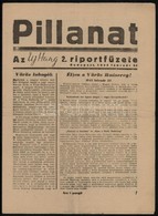 1945 Pillanat. Az Új Hang 2. Riportfüzete. Bp., 1945. Február 24. Bp., Légrády, 8 P. - Unclassified