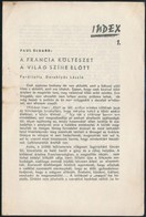 1946 Az Index Röpirat- és Vitairat Könyvtár 1. Száma, Mely A Szürrealizmust Taglalja, 4p - Non Classés