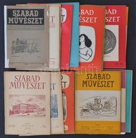 1947-1951 Szabad Művészet Folyóirat 22 Száma, Közte Teljes II. évfolyammal (1-12.), Változó állapotban. - Non Classés