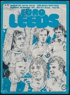 1974 Leeds United - Újpesti Dózsa  (2:1) Labdarúgó Mérkőzés Meccsfüzete 12p. / Football Match Programme - Unclassified