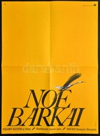 1983 Kakasy Dóra: Noé Bárkái, Kollányi Ágoston Filmjének Plakátja, Hajtott, 56×40 Cm - Autres & Non Classés