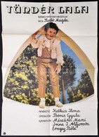 1982 Tündér Lala, Magyar Film Plakát, írta: Szabó Magda, Hajtott, Szélén Szakadással, 82×59 Cm - Andere & Zonder Classificatie