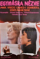 1982 Egymásra Nézve, Makk Károly Filmje, Plakát, Hajtott, 58×40 Cm - Altri & Non Classificati