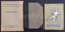 3 Kézilabdával Kapcsolatos Könyv: Kézilabdázás. Verseny- és Játékszabályok. Sport 1964. (2x) + Országos Sport HIvatal: A - Non Classés