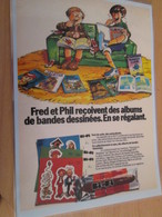 DIV415 : Clipping PAGE DE REVUE TINTIN ANNEES 60/70 EN COULEURS : SAUCISSES BI-FI SPIROU FANTASIO - Spirou Et Fantasio