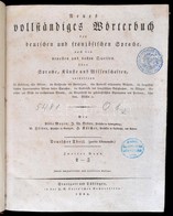 Neues Vollstandiges Wörterbuch Der Deutschen Und Französischen Sprache. Deutscher Theil. Zweiter Band. Stuttgart-Tübinge - Sin Clasificación