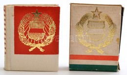 A Magyar Népköztársaság Alkotmánya C. Minikönyv, Kossuth Mkiadó, Bp. 1972, Egészvászon Kötés, Papír Tokban - Unclassified