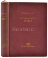 Györkösy Alajos (szerk.): Latin-magyar Szótár.  Bp., 1963, Akadémiai Kiadó. Kiadói Egészvászon Kötés, Jó állapotban. - Unclassified