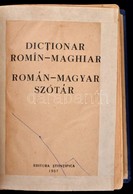 Dictionar Romin-Maghiar. Román-magyar Szótár. Szerk.: Kelemen Béla. (Bukarest), 1957, Editura Stiintifica. Román és Magy - Zonder Classificatie