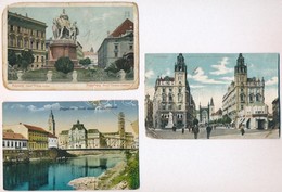 ** * 18 Db RÉGI Magyar és Történelmi Magyar Városképes Lap, Vegyes Minőség / 18 Pre-1945 Town-view Postcards From The Ki - Unclassified