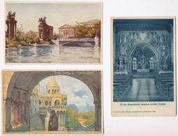 ** 16 Db RÉGI Művész és Vallásos Képeslap / 16 Pre-1945 Art And Religious Motive Postcards - Unclassified