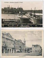 ** * 12 Db RÉGI Román és Cseh Városképes Lap / 12 Pre-1945 Romanian And Czechoslovakian Town-view Postcards - Sin Clasificación