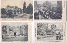 ** 8 Db Modern Judaika Témájú Reprint Képeslap: Jerusalem és Bethlehem / 8 Modern Judaica Reprint Postcards - Non Classificati