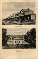 T2/T3 1910 Bánréve, Vasútállomás, Gróf Serényi Kastély (EK) - Non Classés