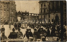 ** T2/T3 1916 Budapest, IV. Károly Király és Zita Királyné Koronázása. Beller Rezső Felvétele (EK) - Non Classés