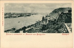 ** T1 Budapest I. Kilátás A Várkertből, Gellért-hegy. Divald Károly 53. Sz. - Non Classés