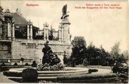 T2 1907 Budapest I. Várkert, Turul Madár. Divald Károly 1693-1907 - Non Classés