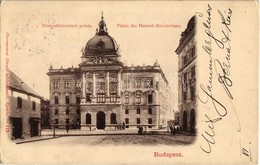 T2/T3 1901 Budapest I. Honvédminisztériumi Palota. Divald  (EK) - Non Classés