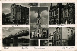 ** T2/T3 Budapest IV. Újpest, Egyesült Izzó, Dunai Híd, Gróf Károlyi Kórház, Városház, Római Katolikus Templom - Unclassified