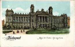 ** T2/T3 Budapest V. Magyar Királyi Kúria. Litho (EK) - Zonder Classificatie