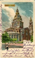 T2/T3 1899 Budapest V. Bazilika. Litho S: Rosenberg (EK) - Non Classés