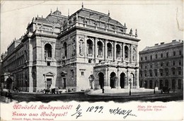 T3/T4 1899 Budapest VI. M. Kir. Operaház (r) - Zonder Classificatie