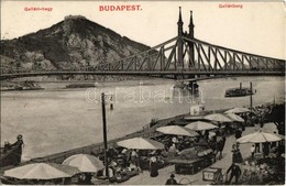 T2 1915 Budapest XI. Gellérthegy A Pesti Rakpart Piacról - Zonder Classificatie