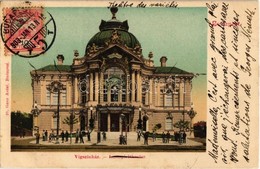 T2 1903 Budapest XIII. Vígszínház. Ganz Antal 98. TCV Card - Non Classés