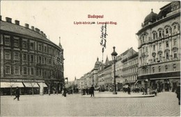 T2 1911 Budapest XIII. Lipót Körút, Takarékpénztár, Vígszínház Kávéház, Pollermann László üzlete - Zonder Classificatie