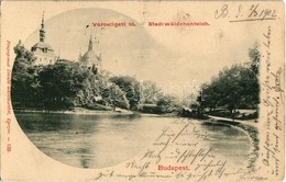 T2 1902 Budapest XIV. Városligeti Tó. Divald 128. - Zonder Classificatie