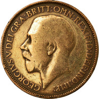Monnaie, Grande-Bretagne, George V, 1/2 Penny, 1913, TB+, Bronze, KM:809 - C. 1/2 Penny