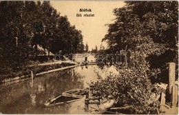 T2 1917 Siófok, Sió Részlet, Elsüllyedt Csónak Partra Húzása Csörlővel. Kiadja Sámuel Adolf - Non Classés