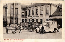 * T2/T3 Sopron, Rösch Frigyes Tűzoltó Laktanya őrsége, Tűzoltó és Mentőkocsik, Beteghordóágy. Lobenwein Harald Kiadása ( - Zonder Classificatie