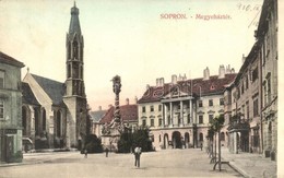 T2 Sopron, Megyeház Tér, Gyógyszertár, Szentháromság Szobor - Non Classés