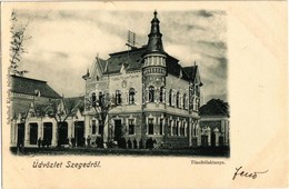 T1/T2 1899 Szeged, Tűzoltó Laktanya. Schulhof Károly Kiadása - Non Classés